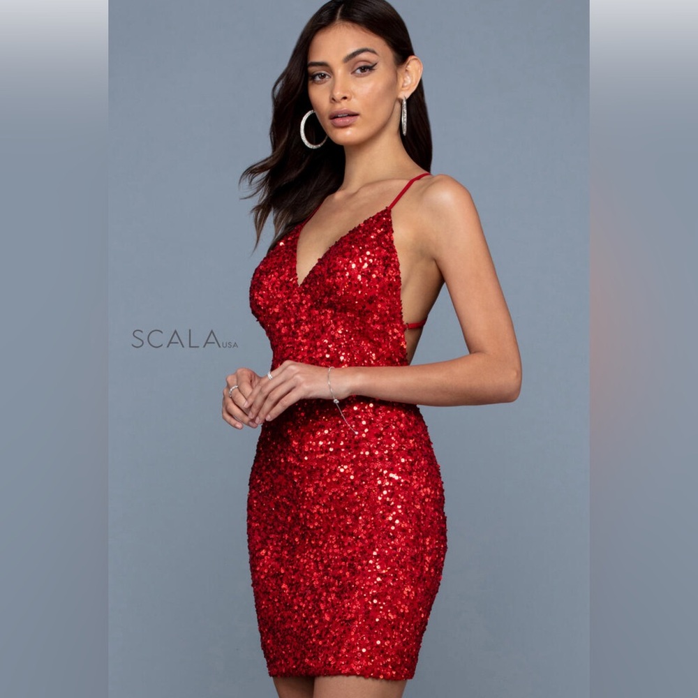 SCALA sequin cocktail dress